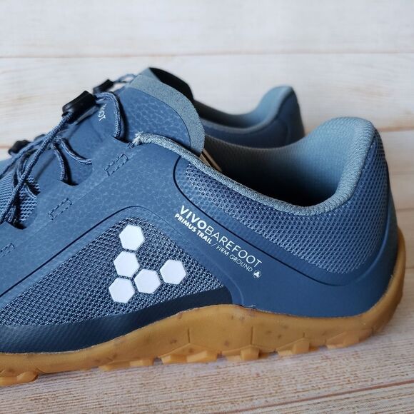 Vivobarefoot Primus Trail II FG Deep Sea Blue Textile Walking Running Sneakers main image 10